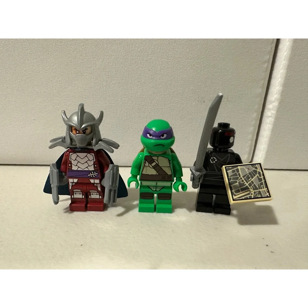 LEGO 79101 TMNT Shredders Dragon Bike Complete 3 Minifigs Box Instructions